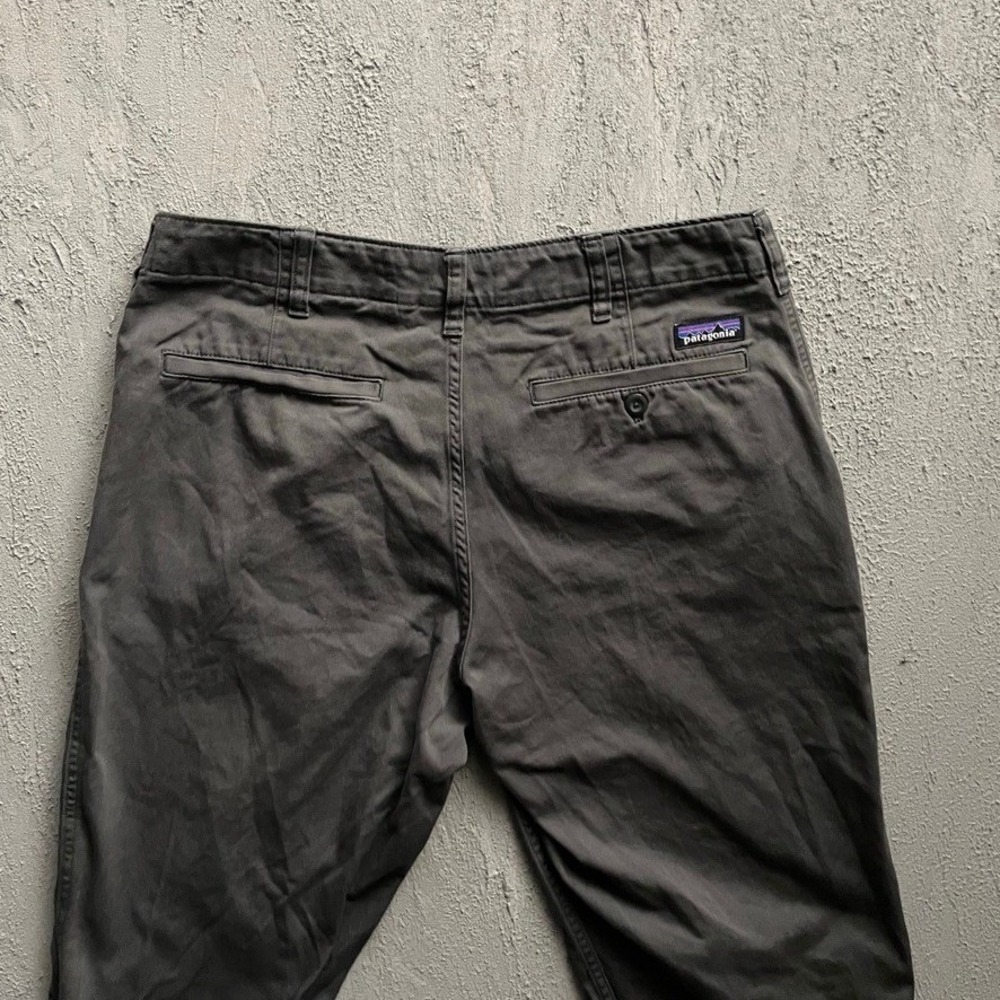 Patagonia Chino Pants Mens 32x27 Grey Organic Cotton
